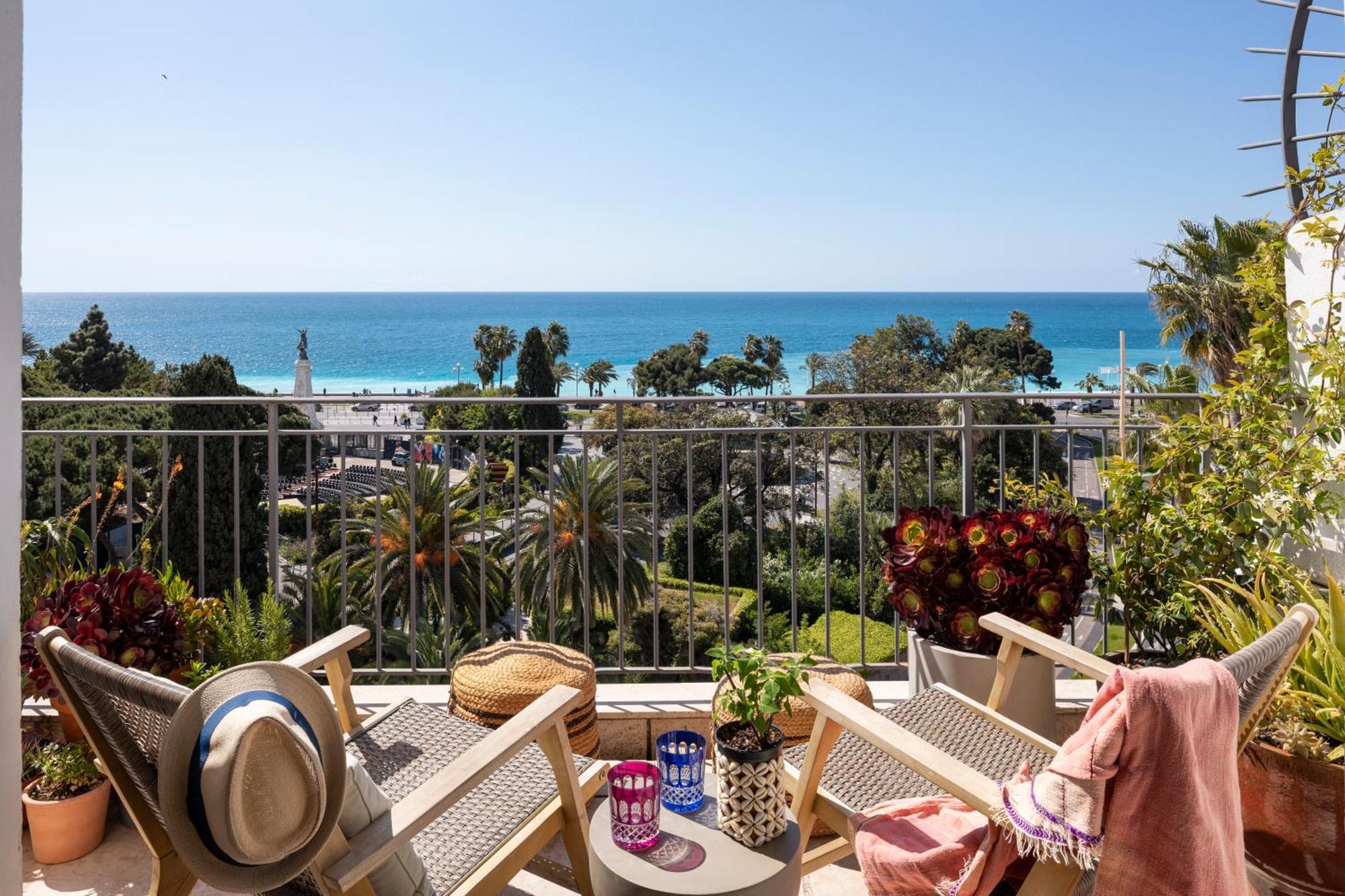 Unique Sea View Apartment, Center, 100M2 Nizza Kültér fotó